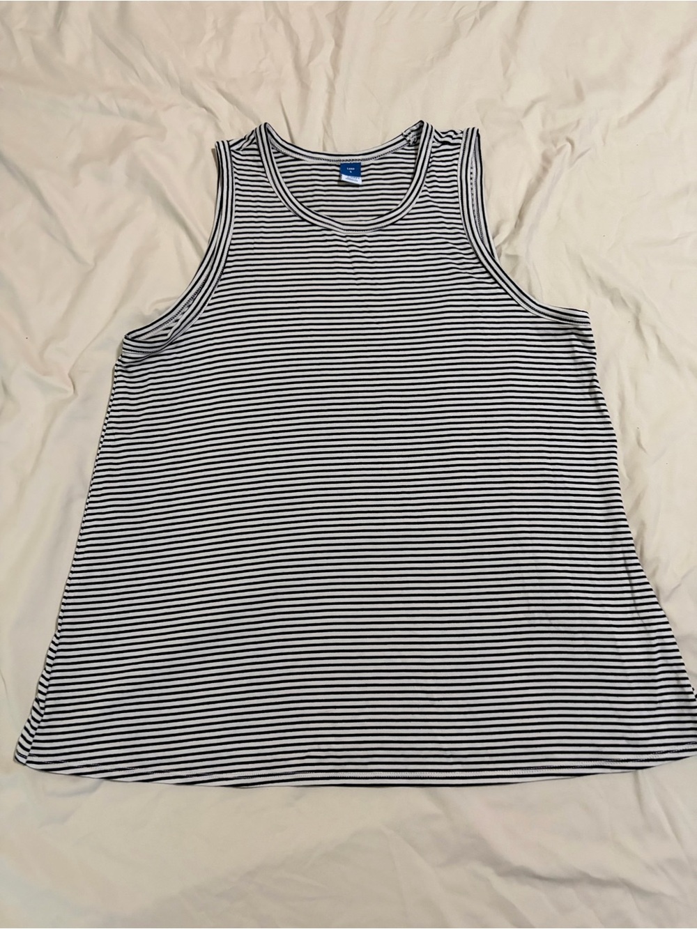 Old Navy Striped Black White Tank